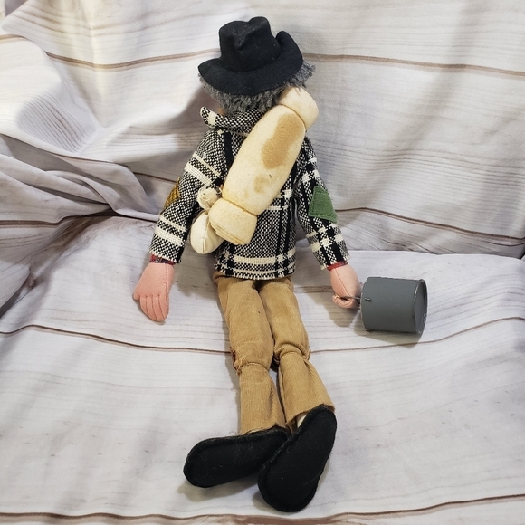 Vintage Australian Aussie Swagman Nomad Handmade Plush Doll 19 Inch Marta Mueck - Picture 7 of 10